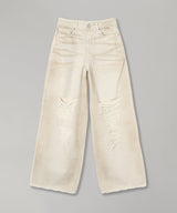 Destressed Wide-Leg Denim-LCDC TM-Forget-me-nots Online Store