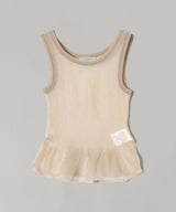 Sheer Frill Knit Top-LCDC TM-Forget-me-nots Online Store