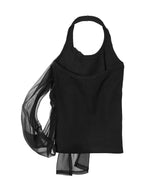 Scarf-Detail Halter-Neck Top-LCDC TM-Forget-me-nots Online Store