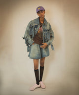 Washed Cotton Canvas Cap-GANNI-Forget-me-nots Online Store