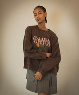 Isoli Crewneck Washed Effect-GANNI-Forget-me-nots Online Store