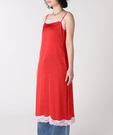 【Coming Soon】Satin Lace Onepiece-Forget-me-nots-Forget-me-nots Online Store