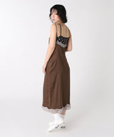 モデル身長:165cm / カラー:Brown / サイズ:F
