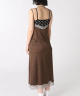 【Coming Soon】Satin Lace Onepiece-Forget-me-nots-Forget-me-nots Online Store