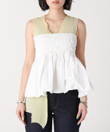 Chopped Top *Sleeveless-kotohayokozawa-Forget-me-nots Online Store