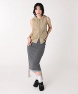 モデル身長:165cm / カラー:Beige / サイズ:F