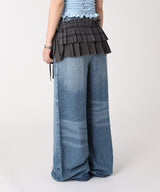 Light Weight Denim Baggy Jeans-GANNI-Forget-me-nots Online Store