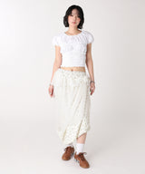 モデル身長:165cm / カラー:White / サイズ:36