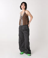 モデル身長:165cm / カラー:Brown / サイズ:F