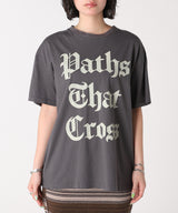 Print Tee With Damage-Forget-me-nots-Forget-me-nots Online Store