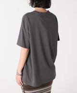 Print Tee With Damage-Forget-me-nots-Forget-me-nots Online Store