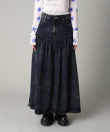 Light Denim Long Skirt-GANNI-Forget-me-nots Online Store