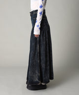 Light Denim Long Skirt-GANNI-Forget-me-nots Online Store