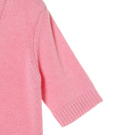 Future Wool Mix Short Sleeve Cardigan-GANNI-Forget-me-nots Online Store