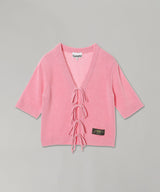 Future Wool Mix Short Sleeve Cardigan-GANNI-Forget-me-nots Online Store