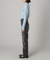 Sheer Flower Jacquard Mockneck-GANNI-Forget-me-nots Online Store