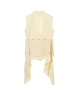 Layered-Tie Sleeveless Jacket-kotohayokozawa-Forget-me-nots Online Store