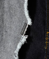 Slit Leg Denim Pants-kotohayokozawa-Forget-me-nots Online Store