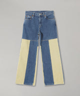 Panelled Jeans-kotohayokozawa-Forget-me-nots Online Store