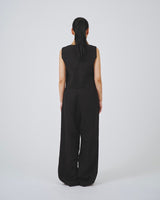 Linen 2Tuck Slacks-Forget-me-nots-Forget-me-nots Online Store