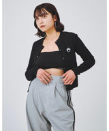 Rib Bandeau Bra-Forget-me-nots-Forget-me-nots Online Store