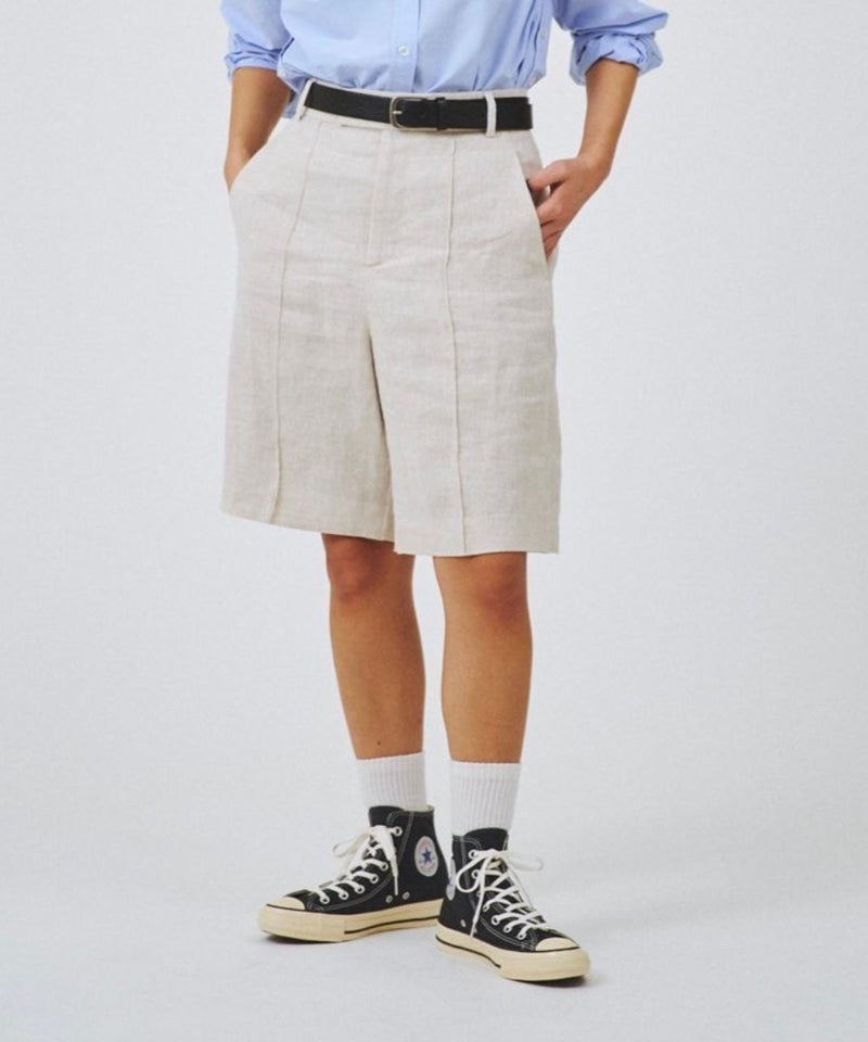 Linen Shorts-Forget-me-nots-Forget-me-nots Online Store