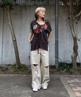 Cut Off Tee-Forget-me-nots-Forget-me-nots Online Store