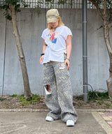 Cut Off Tee-Forget-me-nots-Forget-me-nots Online Store