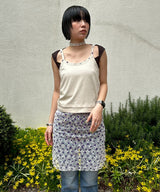 Combined Strap Dress-PERVERZE-Forget-me-nots Online Store