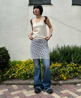 Combined Strap Dress-PERVERZE-Forget-me-nots Online Store