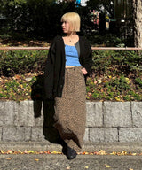 モデル身長:153cm / カラー:Blue / サイズ:S