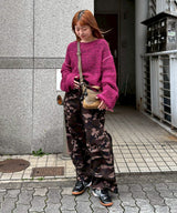 モデル身長:153cm / カラー:Brown / サイズ:S