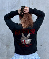 Graphic Wool Cardigan-GANNI-Forget-me-nots Online Store