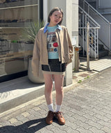モデル身長:153cm / カラー:Khaki / サイズ:S