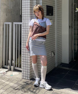 モデル身長:155cm / カラー:gray / サイズ:36