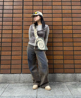 モデル身長:157cm / カラー:Khaki / サイズ:M