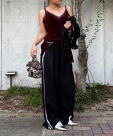 Velour Camisole Dress-Forget-me-nots-Forget-me-nots Online Store