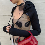 Mask Jersey Top-rokh-Forget-me-nots Online Store