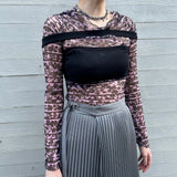 Hyperbole 90S Rib Bra-courrèges-Forget-me-nots Online Store