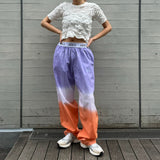 Dip Dye Poplin Pant-Aries-Forget-me-nots Online Store