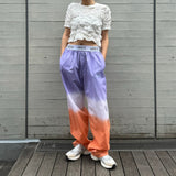 Dip Dye Poplin Pant-Aries-Forget-me-nots Online Store