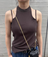 Double-End Sheer Rib Jersey Tank Top-beautiful people-Forget-me-nots Online Store