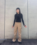 Moon Jacquard Twill Workwear Pants-Marine Serre-Forget-me-nots Online Store