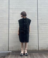 Sleeveless Pocket Vest Dress-MM6 Maison Margiela-Forget-me-nots Online Store