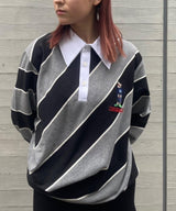 Topsy Turvy Rugby Polo-Charles Jeffrey Loverboy-Forget-me-nots Online Store