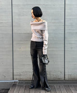 Off Shoulder Knit-Forget-me-nots-Forget-me-nots Online Store