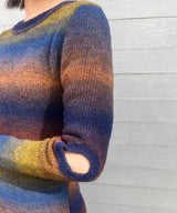 Boucle Space Dye Holey Knit Dress-Aries-Forget-me-nots Online Store