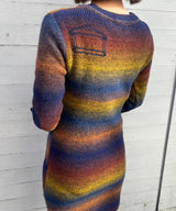 Boucle Space Dye Holey Knit Dress-Aries-Forget-me-nots Online Store