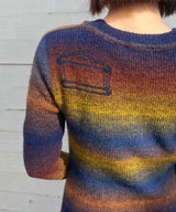 Boucle Space Dye Holey Knit Dress-Aries-Forget-me-nots Online Store