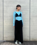 Velvet Bralette-FETICO-Forget-me-nots Online Store